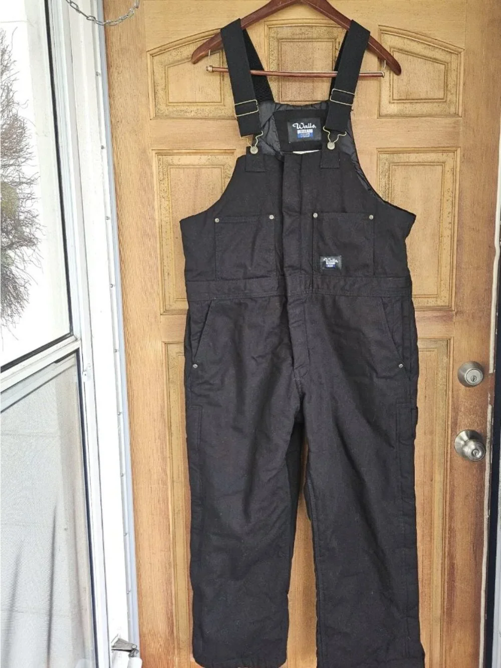Walls Blizzard Pruf Men's Insulated Bib Overalls Size Large/ Short Waist 38-40